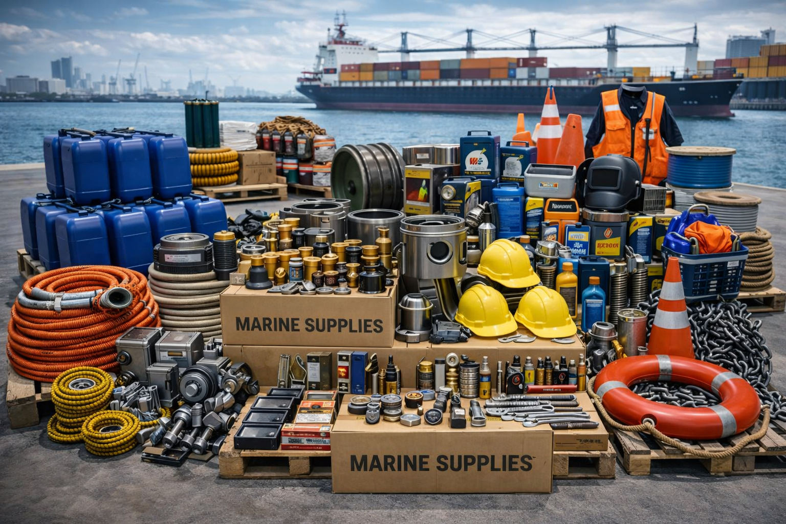 Deck and engine supplies services